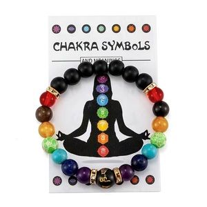 Chakra symbol Bracelets‎
